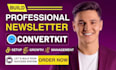 setup convertkit newsletter kit landing page convertkit email sequence expert