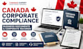 prepare canada corporate compliance documents and records
