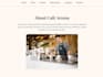 build a modern responsive cafe business website