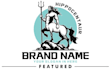 create amazing centaur mascot logo with new concepts design