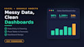 do excel data formatting and dashboard creation
