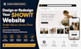 design or redesign showit website, portfolio and customize showit template