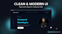 build a professional react website
