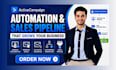 setup activecampaign automation webinar registration remindar emails follow up