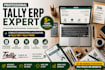 do professional bookkeeping and accounting in tally erp