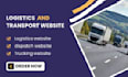build a logistics, trucking ,transport dispatch website on wix