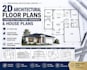 draft 2d floor plans, construction permit drawings and architectural house plans