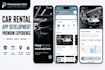 create premium car rental app, chauffeur app, limousine booking app