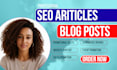 write articles, SEO blog posts for startups, digital marketing, ecommerce brands