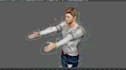 3d character advance rigging animation, use face control rig on fnaf character