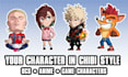 a custom chibi character illustration