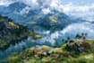 paint landscape in oil painting