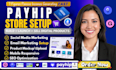 setup payhip, pensight, payhip website to sell digital product, linktree