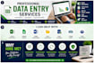 do data entry, copy paste, excel, web research and pdf to excel