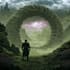 draw a professional fantasy album cover illustration