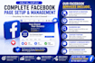 do facebook page setup management and fb ads