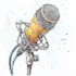 draw commission into ktv microphone cartoon manga paintinga art