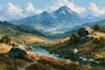 landscape oil painting art