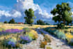custom landscape oil painting