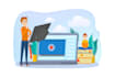create a saas explainer video, 2d animated explainer video for saas demo
