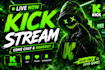 design professional twitch and kick stream thumbnails