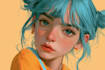 draw cute cartoon portrait