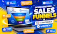 design and build sales funnels in clickfunnels and systemeio