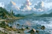 paint oil painting landscape