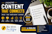 write hindi and english articles and blog posts