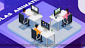 create a custom 2d isometric animated explainer video