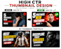 design high CTR thumbnail