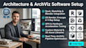 optimize architecture software via d5 render sketchup twinmotion enscape blender