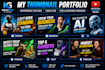 design eye catching youtube thumbnails that increase CTR