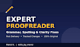 proofread and edit your document for grammar and clarity
