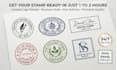 design round stamp, badge, patch, sticker