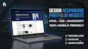 design and code a responsive portfolio website