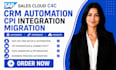 setup sap  sales cloud c4c crm automation cpl  integration  migration