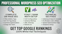 complete wordpress SEO optimization for top google ranking