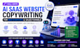 write ai saas website copy b2b ai startup website sales funnel copywriting
