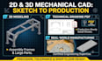 create 2d 3d mechanical cad drawings