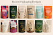 design premium stand up pouch mylar bag packaging