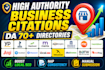 build high authority dutch da 70 directories citations
