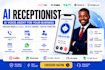 ai receptionist, ai voice agent using vapi, retell ai, n8n, make