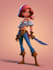 draw 2d game character or 2d game character