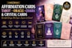 design tarot card decks, oracle cards, chakra cards and custom affirmation cards
