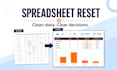 clean, organize, deduplicate, and format your excel spreadsheet