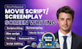 write movie script, screenplay, film script, comedy script and manga script