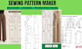 make digital sewing pattern fashion PDF garment pattern dress apparel pattern