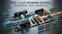 design pfc llc power supply schematic pcb and magnetics
