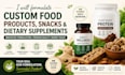 formulate custom food product snacks and dietary supplement